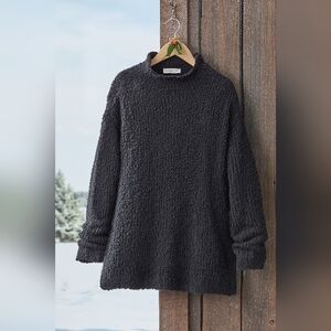 Coldwater Creek Boucle Funnel-Neck Sweater, Sz. XL